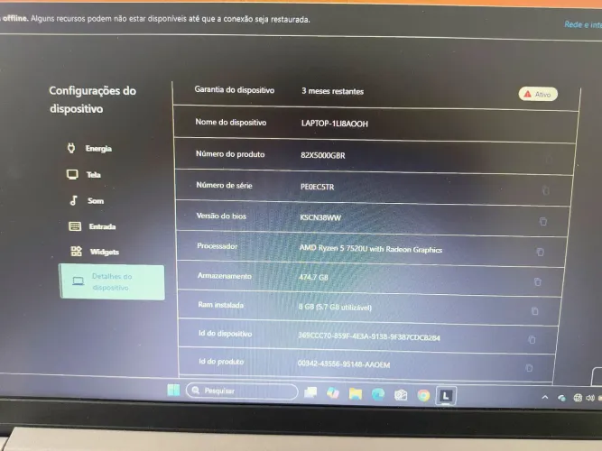 Notebook Lenovo 5 Razen