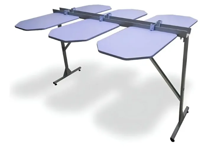 Mesa de serigrafia com seis berços