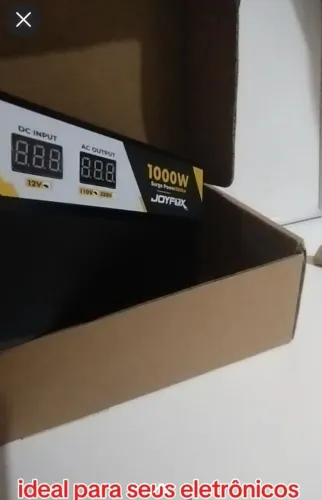 Inversor Energia Onda Senoidal Pura 1000w Pico 2000w 12v Para 127v 60hz