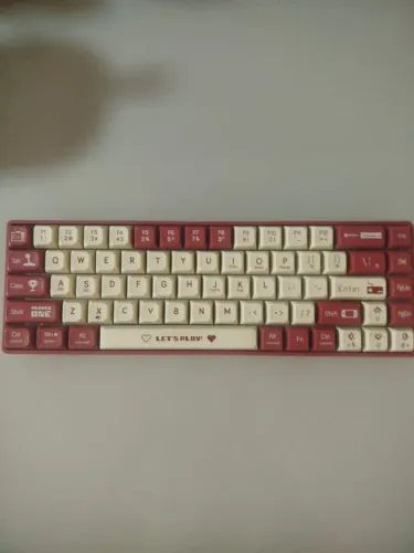Teclado ajazz ak680 switch vermelho | troco por teclado magnético e pago diferença!!!