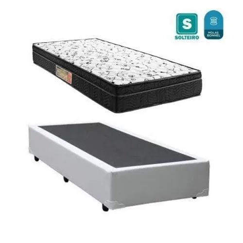 Cama box e colchão de molas direto de fábrica 12 x R$ 89.00