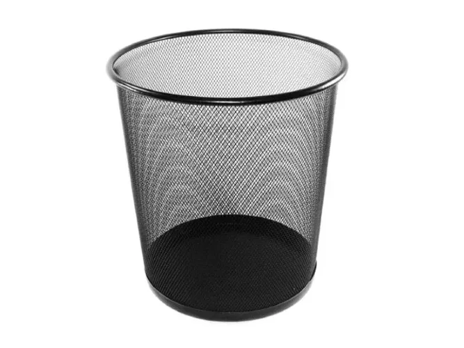 Lixeira Metal Preta 12 litros *nova
