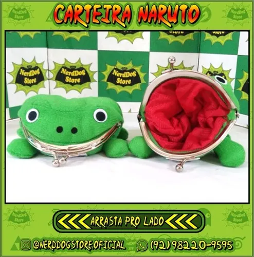Carteira Sapinho Naruto - NerdDog Store - Konoha Shippuden Uzumaki Namikaze Boruto Hokage