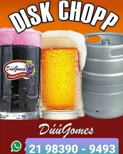 Disk Chopp de Vinho ou Chopp Claro para Eventos e Festas