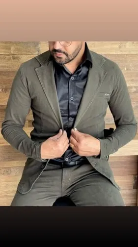 Blazer Masculino Super Slim 