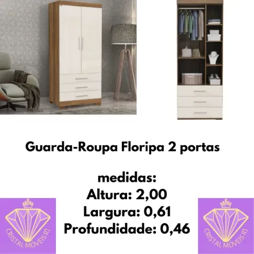 Guarda-Roupa Floripa 2 portas (LD)
