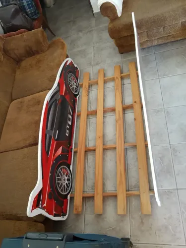 Cama infantil carrinho 