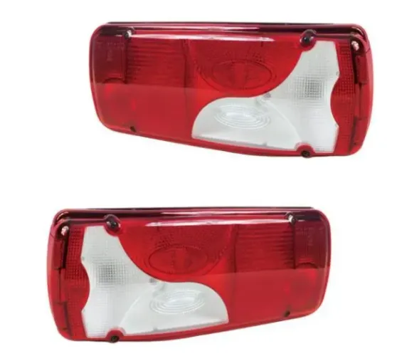 Par Lente Lanterna Traseira Botinha Scania 124 S4 S5 S6 S7