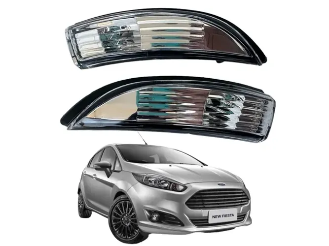 Par Pisca do Retrovisor Ford New Fiesta 2013 a 2019
