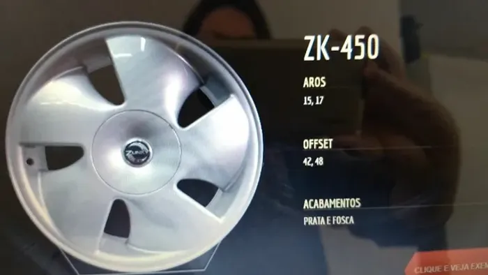 Roda aro 15 Vectra GSI Prata GM Corsa 4X100 jogo
