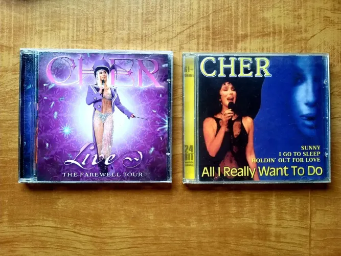 Kit CHER com 2 CDs (The Farewell Tour/ All I Really Want To Do)