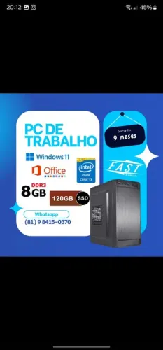 Computador Intel  - Garantia de 9 Meses