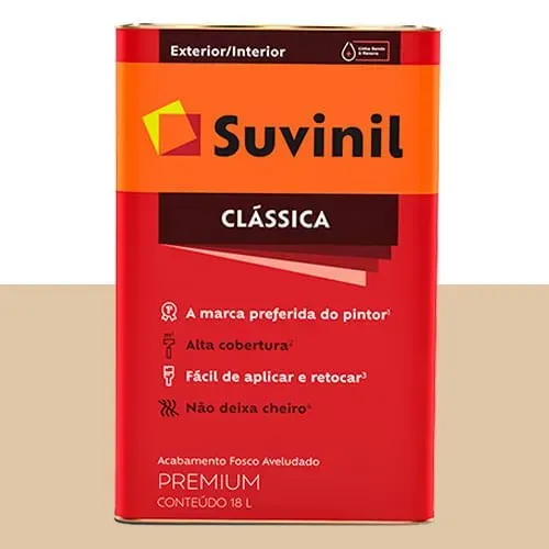 Tinta Clássica Areia - Suvinil 18L