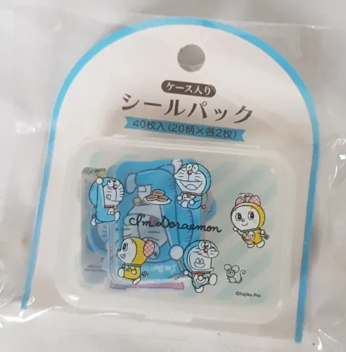 Caixinha de Adesivos Doraemon - original e novo do Japão! Papelaria Fofa