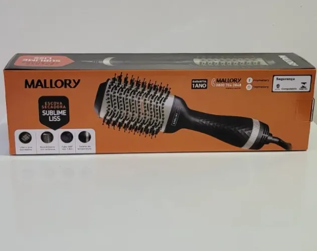 Escova secadora Sublime liss Mallory - nunca usada