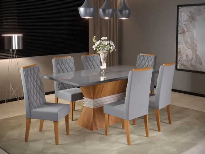 Mesa de Jantar 6 Lugares Dalila s64 