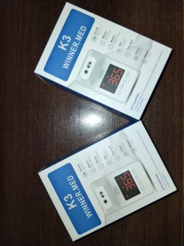 Termômetro digital infravermelho.