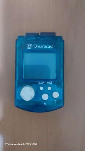Cartão de Memória VMU Dreamcast verde translúcido