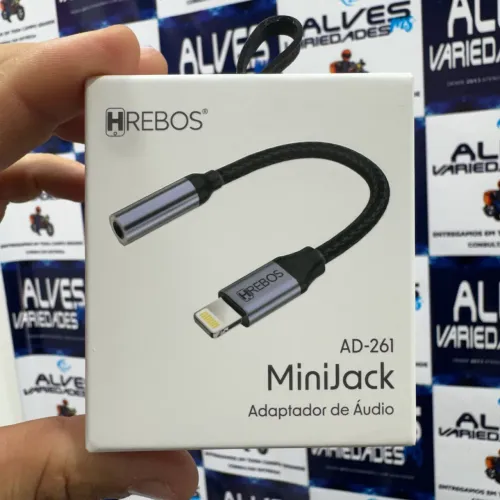 Adaptador para iPhone fone de ouvido Lightning para p2 