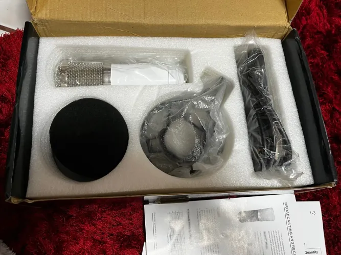 Microfone Condensador BM-800 Professional Studio