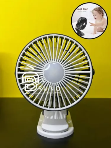 Mini Ventilador Portátil com Clipe - Ideal para Bebês