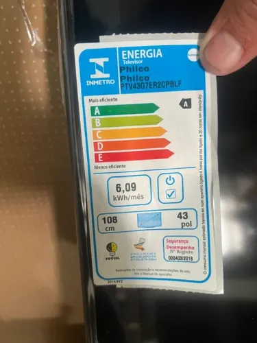 Smart TV 43? Philco PTV43G7ER2CPBLF Led Dolby Audio (TELA QUEBRADA)