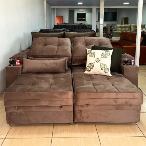Sofá Retrátil e reclinável LARGURA 2.50 PROMOÇÃO