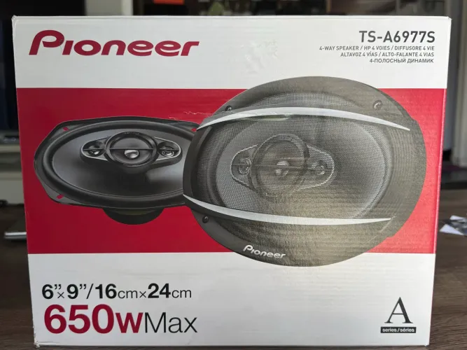 Embalagem isopor fiação e ferragens alto falante pioneer
