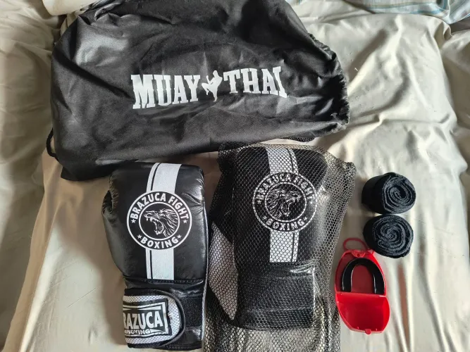 Kit iniciante muay Thay com mochila