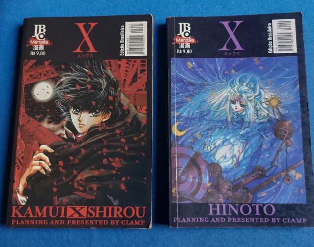 Kamui x Shirou e Hinoto - X - Mangá 1 e 2 - CLAMP