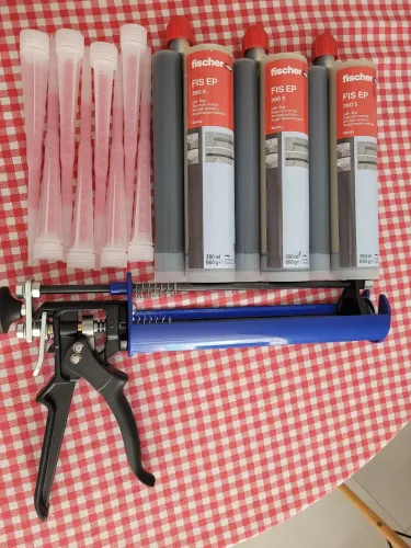 Kit Fischer FIS EP 390 S - Argamassa Epóxi para Fixação