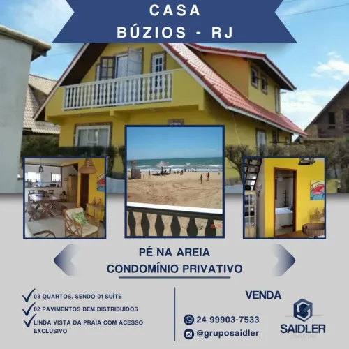 Linda casa na Praia Rasa - Búzios RJ