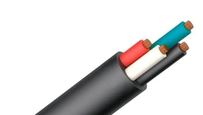 Fio cobre Elétrico luz máquinas com 4 Vias