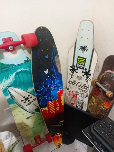 Skates e Longboards para esportes radicais mais shapes