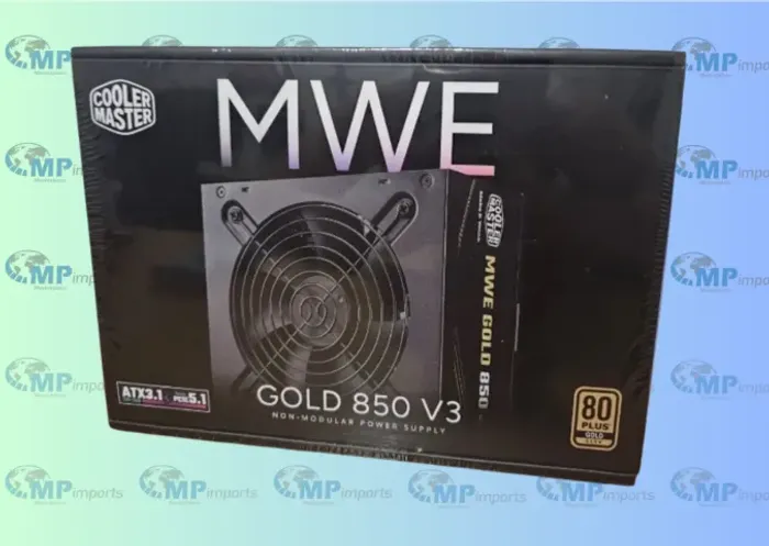 Loja MP Imports: Fonte Cooler Master Mwe Gold 850w V3 Atx 3.1 80 Plus Gold
