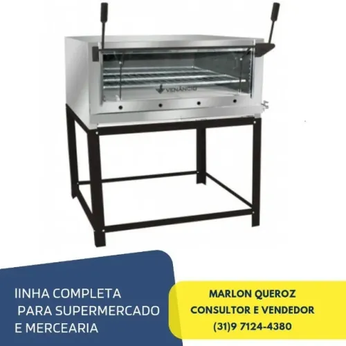Forno de Pizza Venâncio 80x60CM Refratário