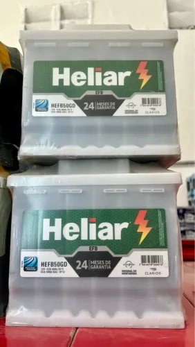 Bateria Heliar HEFB50GD 12V 50Ah - 24 Meses de Garantia