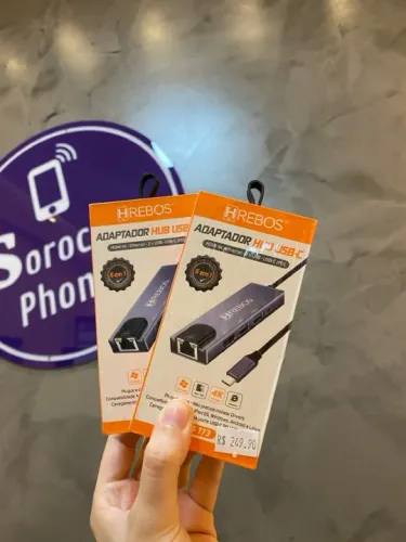Hub USB-C 5 em 1 - HREBOS