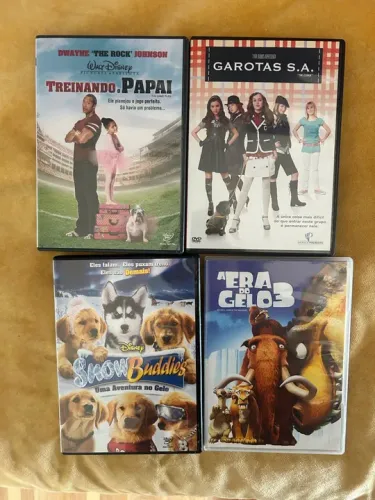 Quatro DVDs infantis. Aceito ofertas individuais