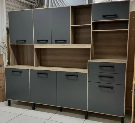 Armário de Cozinha Várias Cores 8 Portas 2 Gavetas DIVIDIMOS EM ATÉ 10X SEM JUROS