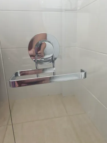 porta papel higiênico inox de ventosa