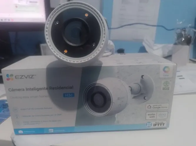 Câmeras wifi inteligente 1080p color
