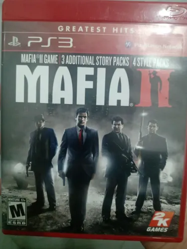 Mafia 2 Greatest Hits + 3 Dlc - Midia Fisica Ps3 Raridade 