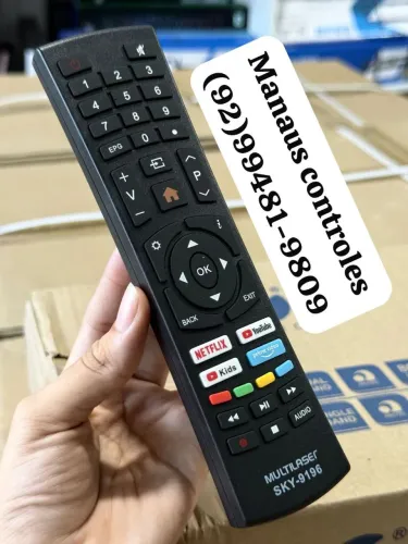 Controle para Tv Multilaser Smart