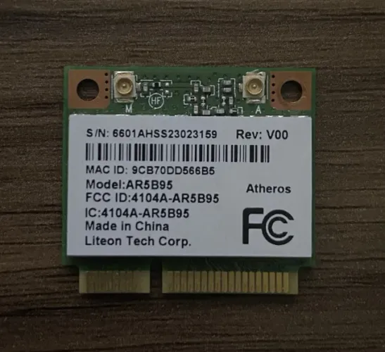 Placa wifi para notebook