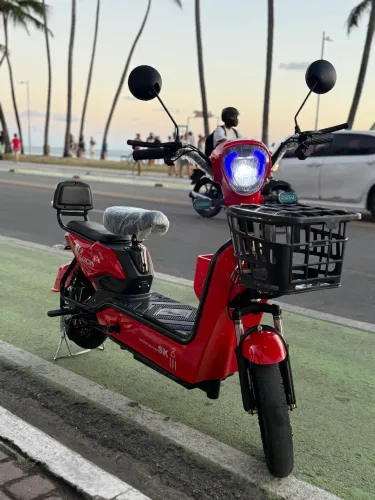 MOTO ELÉTRICA PARA DUAS PESSOAS COMPLETA