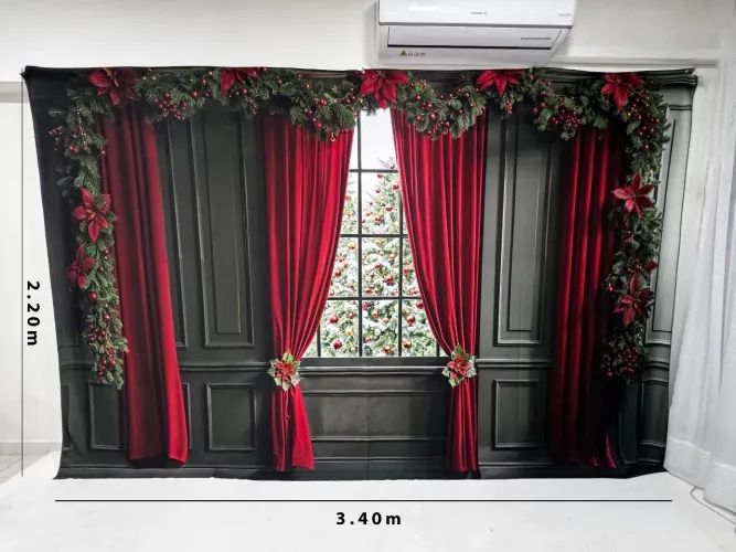 Fundo fotográfico de Natal