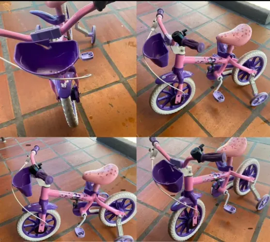 Bicicleta Nathor Aro 12 roxa