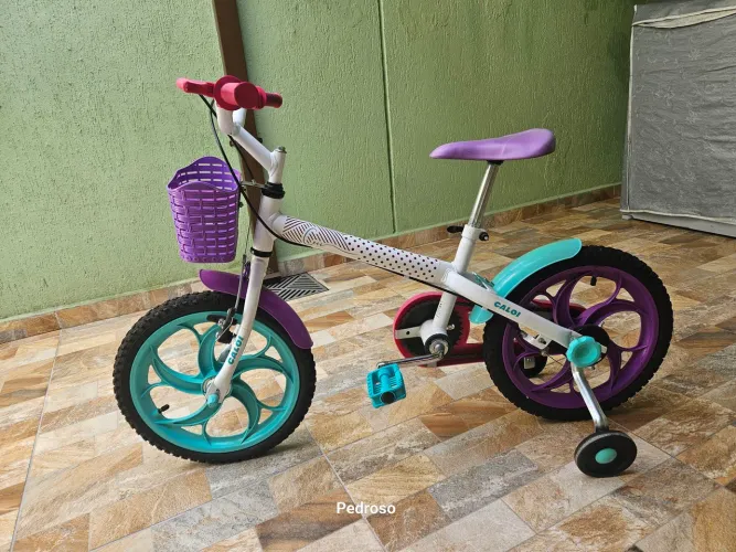 Bicicleta Infantil Aro 16 Caloi Ceci