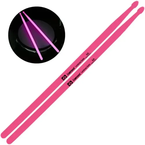 Baqueta Para Bateria Luminous Fiber Neon Pink 5a Liverpool